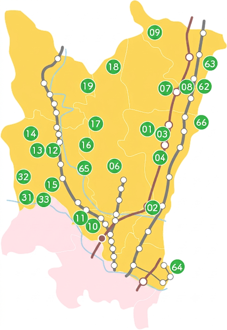県北地域-適地マップ
